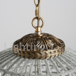 Globe Modern K9 Crystal Ceiling Pendant Light Indoor Chandelier Drum Lighting Lamps Fixtures