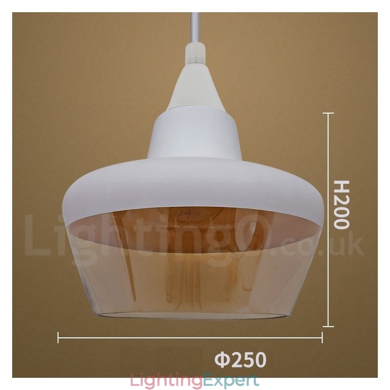 European Retro Lounge Glass Pendant Light