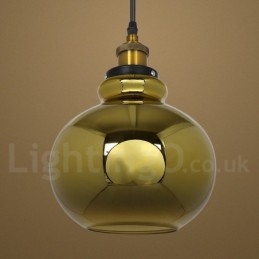 European Glass Pendant Light