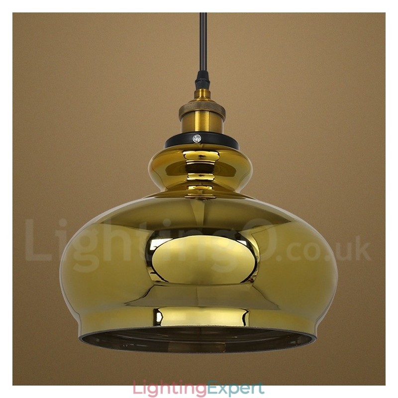 European Glass Pendant Light