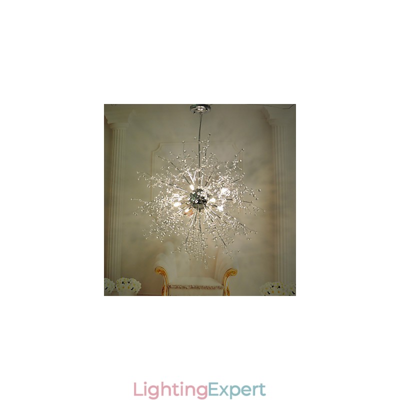 Firework Pendant Light Stainless Steel Dandelion