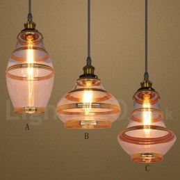 Bar Lounge European Glass Pendant Light