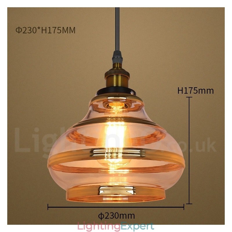 Bar Lounge European Glass Pendant Light