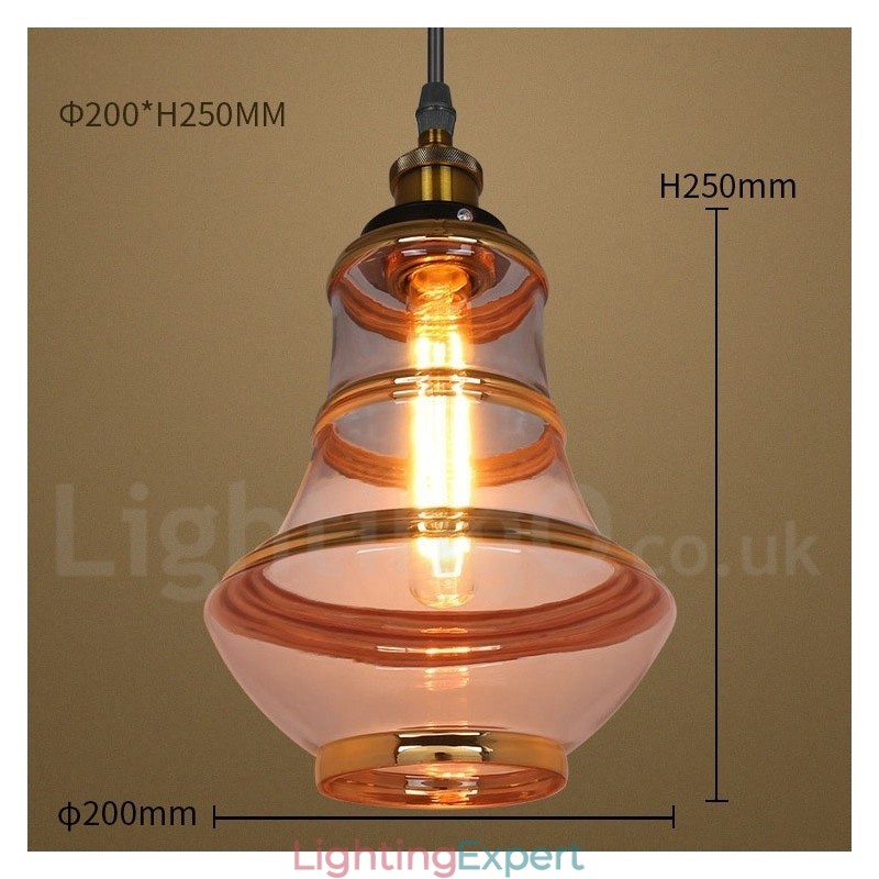 Bar Lounge European Glass Pendant Light