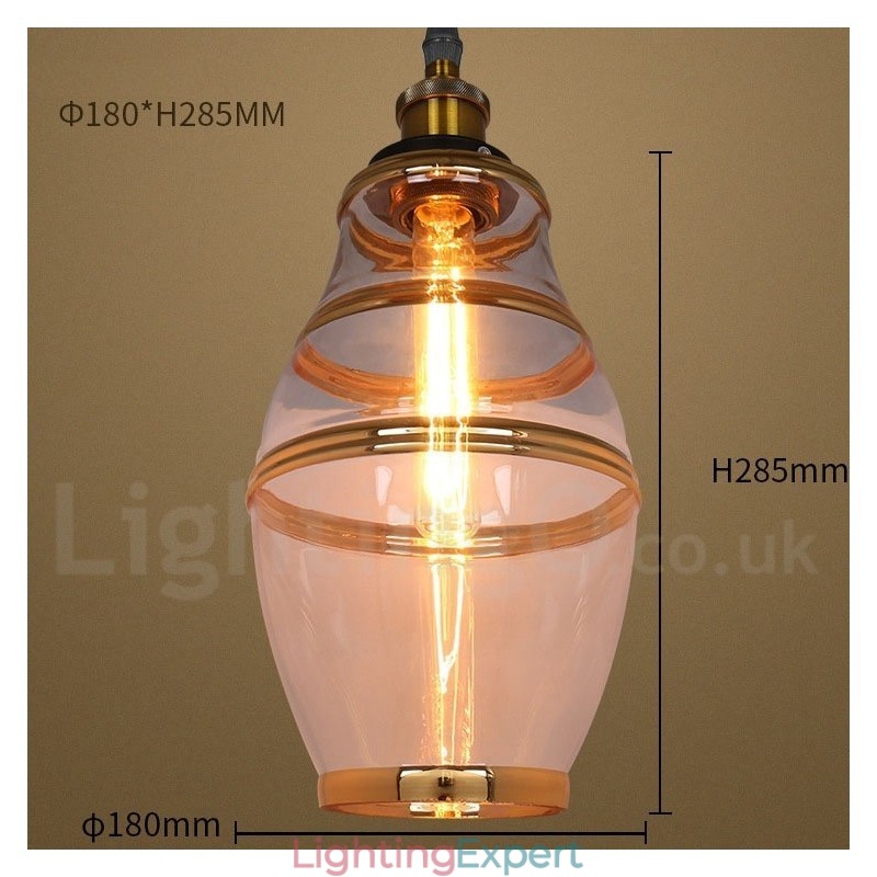 Bar Lounge European Glass Pendant Light
