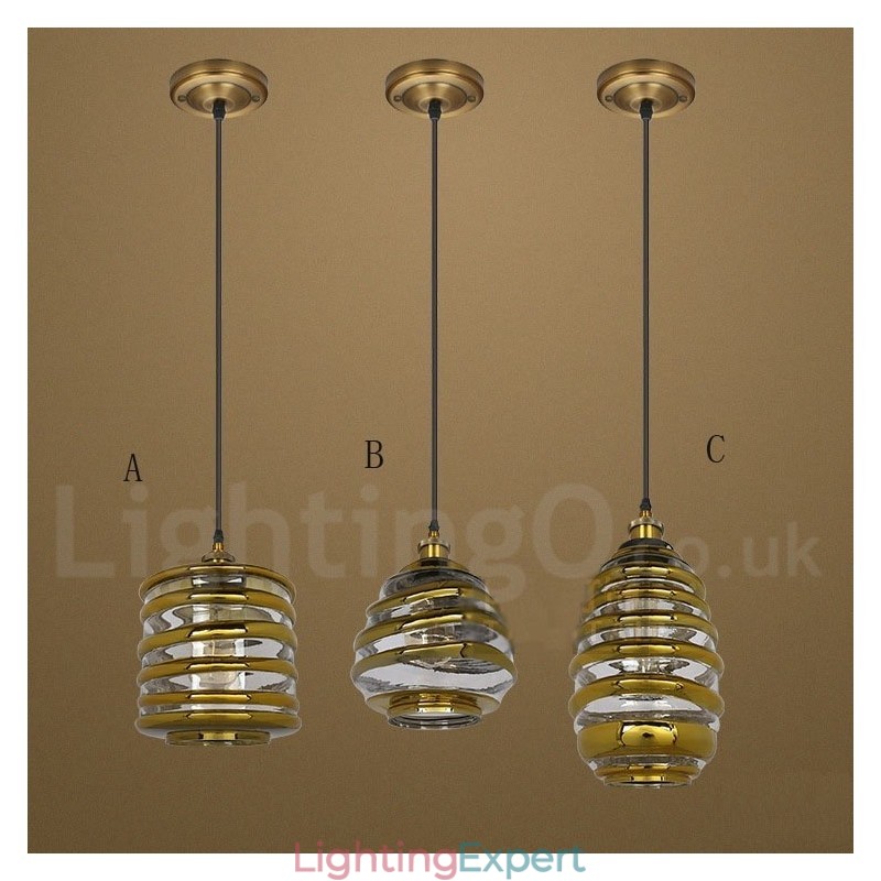 European Glass Pendant Light Cafe Lounge Pendant Lamp