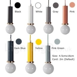 1 Light Nordic Style Modern Contemporary Cafe Pendant Light