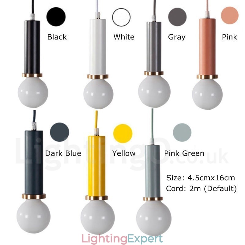 1 Light Nordic Style Modern Contemporary Cafe Pendant Light
