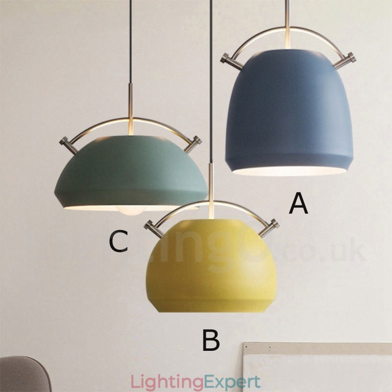 1 Light Nordic Style Modern Contemporary Cafe Pendant Light