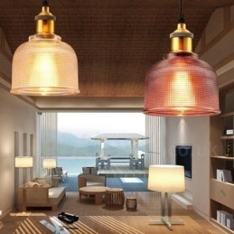 1 Light Modern Contemporary Cafe Multi Colours Glass Pendant Light