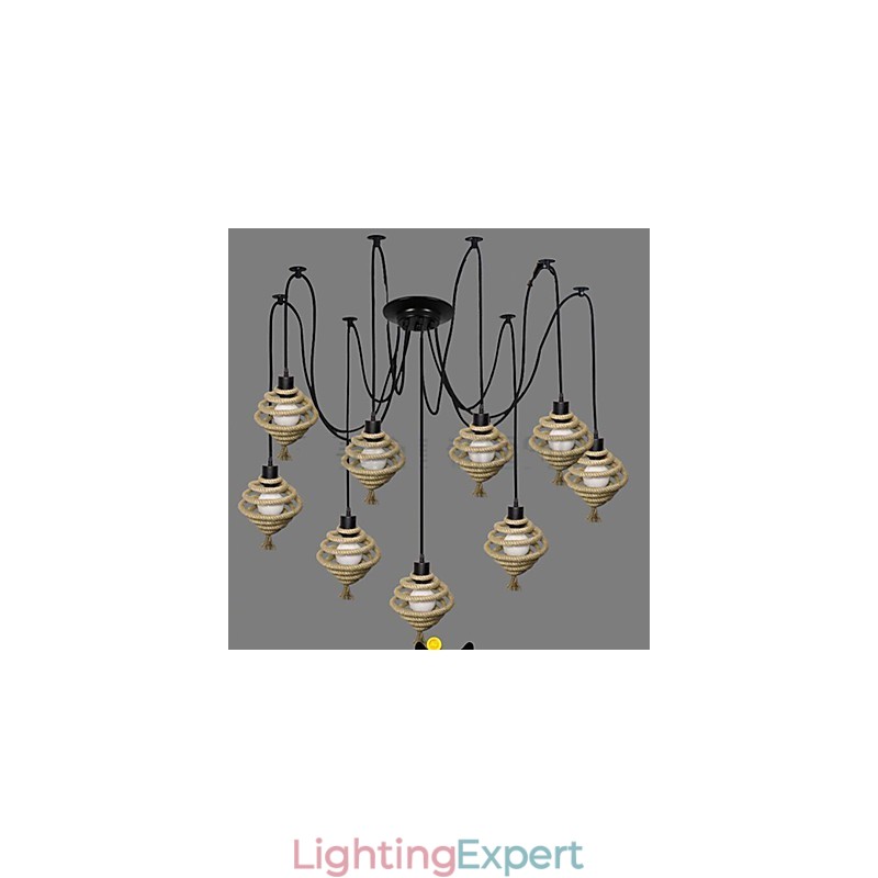 The Nordic Country Retro Honeycomb Chandelier Chandelier lamp The Heavenly Maids Scatter Blossoms.