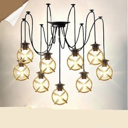 Rope lamp Chandelier Clothing long Creative The Heavenly Maids Scatter Blossoms. Spider lamp