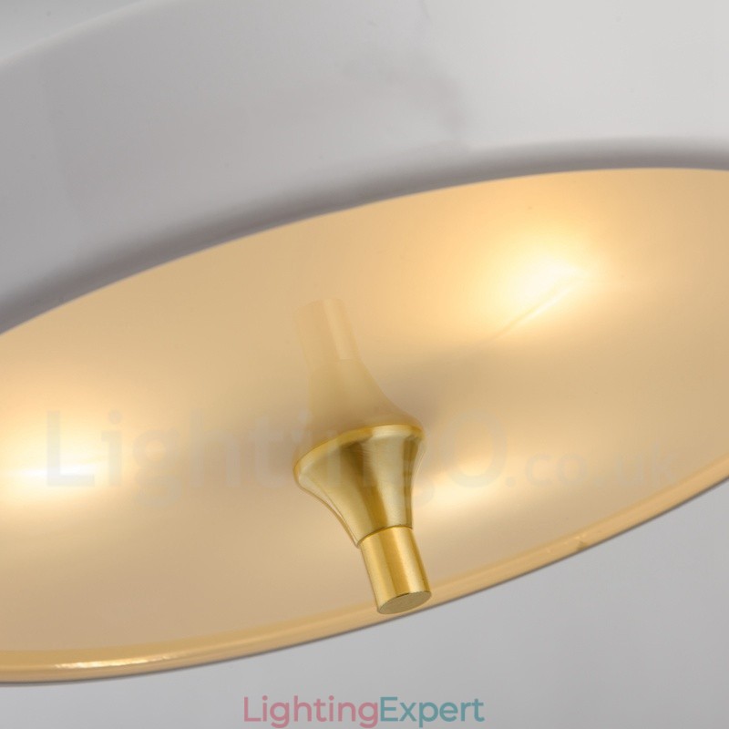 1 Light Modern Contemporary Luxury Pendant Light with Glass Shade