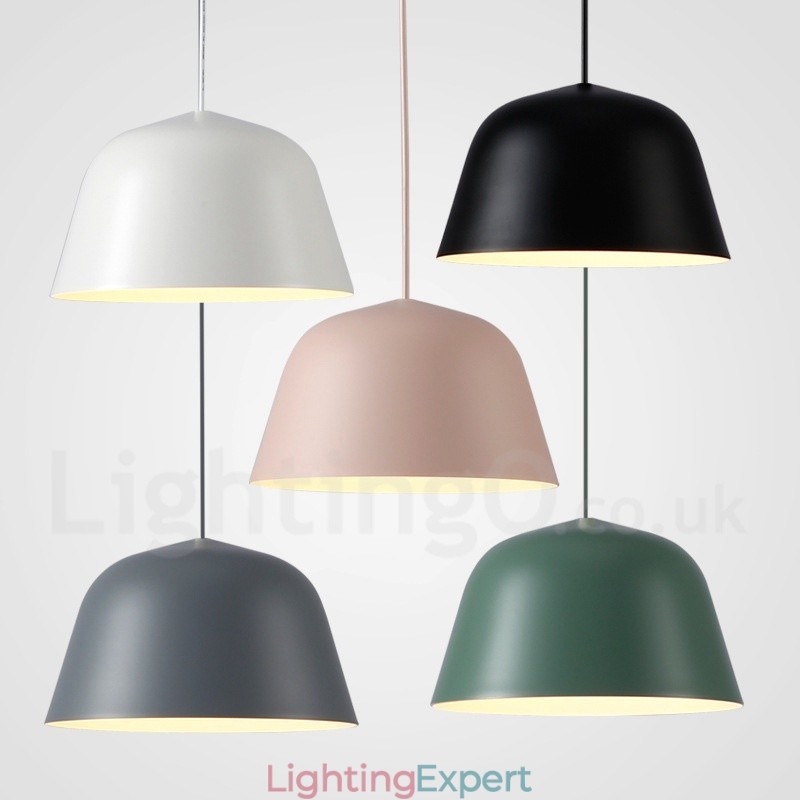 1 Light Modern Contemporary Steel Pendant Light with Aluminum alloy Shade