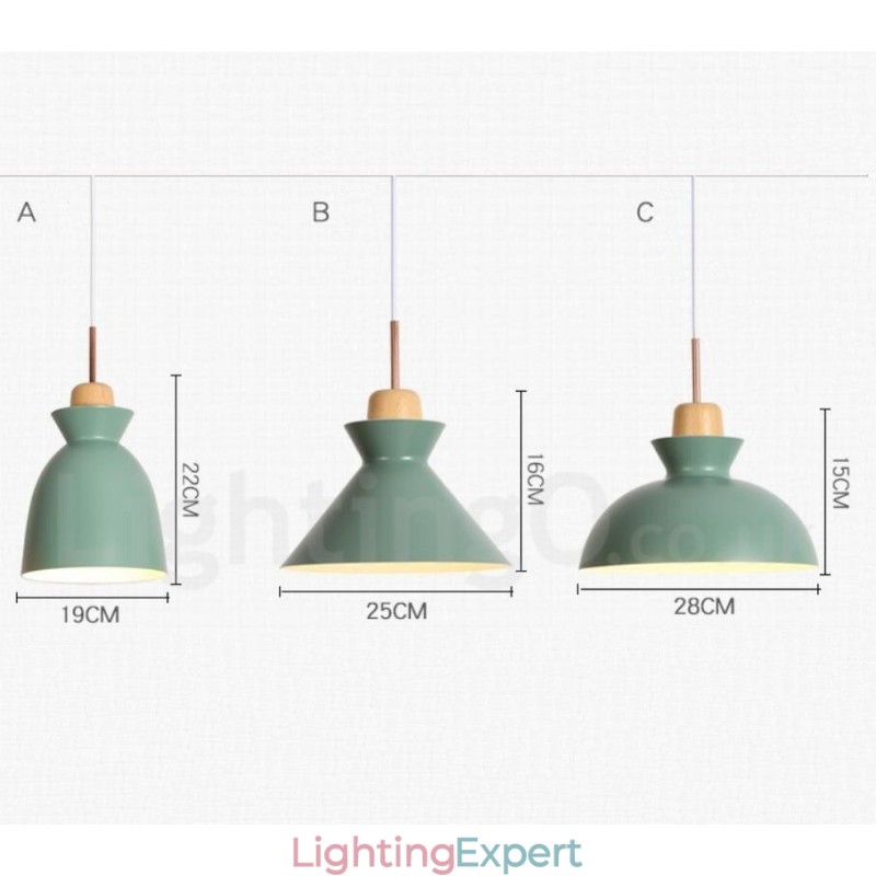 1 Light Modern Contemporary Steel Pendant Light with Aluminum alloy Shade