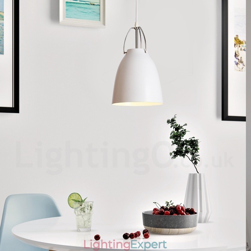 1 Light Modern Contemporary Aluminum alloy Pendant Light with Aluminum alloy Shade