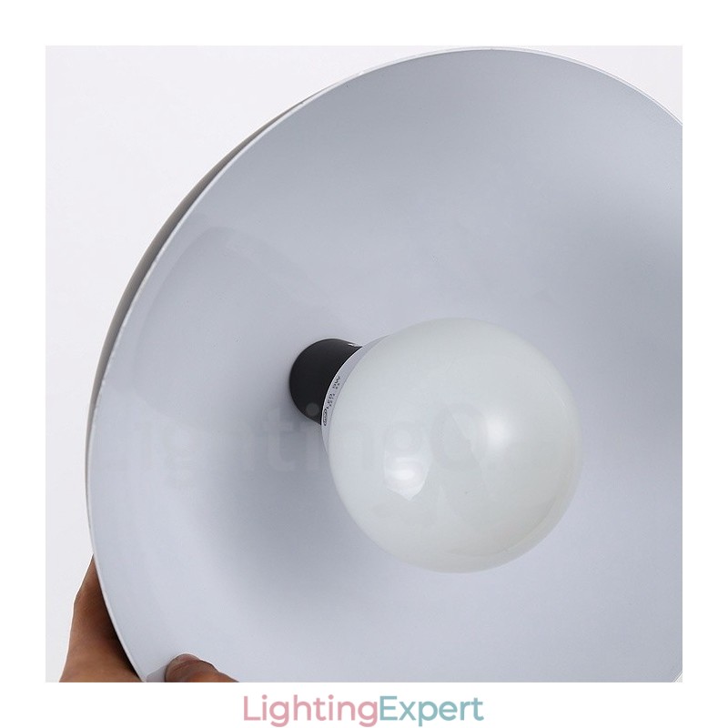1 Light Modern Contemporary Steel Pendant Light with Aluminum alloy Shade