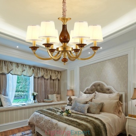 6 Light Retro Rustic Luxury Brass Pendant Lamp Chandelier with Glass Shade 6 Light Retro Rustic Luxury Brass Pendant Lamp Chandelier with Glass Shade