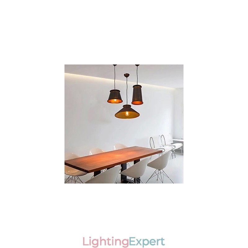 3 Light Chandelier Mini Style Modern Contemporary Metal Pendant Light
