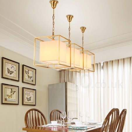 1 Light Retro Rustic Luxury Brass Pendant Lamp Chandelier with Fabric Shade 1 Light Retro Rustic Luxury Brass Pendant Lamp Chandelier with Fabric Shade