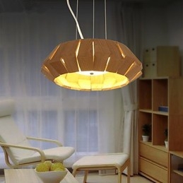 Chandelier Country Wood Bamboo
