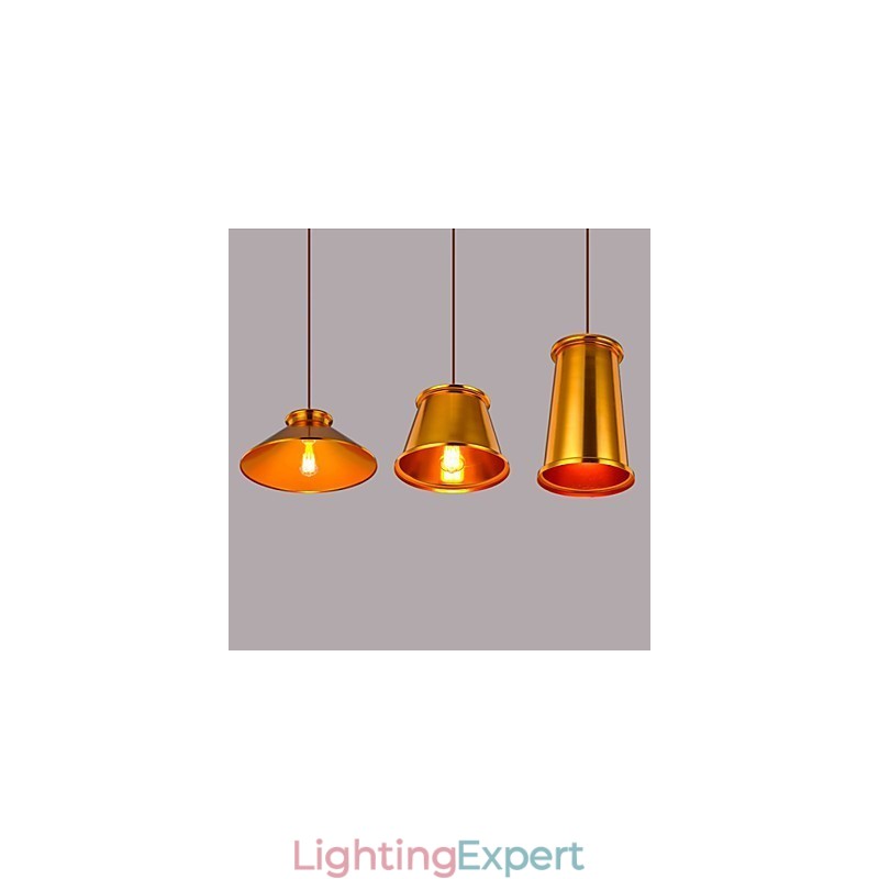 Chandelier Mini Style Modern Contemporary Metal 3 Light Pendant Light