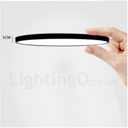 Ultra Thin Dimmable Modern Contemporary Nordic Style Flush Mount Ceiling Lights with Acrylic Shade with Remote Control Also Can Be Used As Wall Light