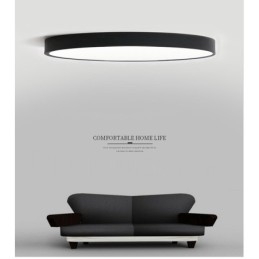 Ultra Thin Dimmable Modern Contemporary Nordic Style Flush Mount Ceiling Lights with Acrylic Shade with Remote Control Also Can Be Used As Wall Light