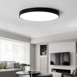 Ultra Thin Dimmable Modern Contemporary Nordic Style Flush Mount Ceiling Lights with Acrylic Shade with Remote Control Also Can Be Used As Wall Light