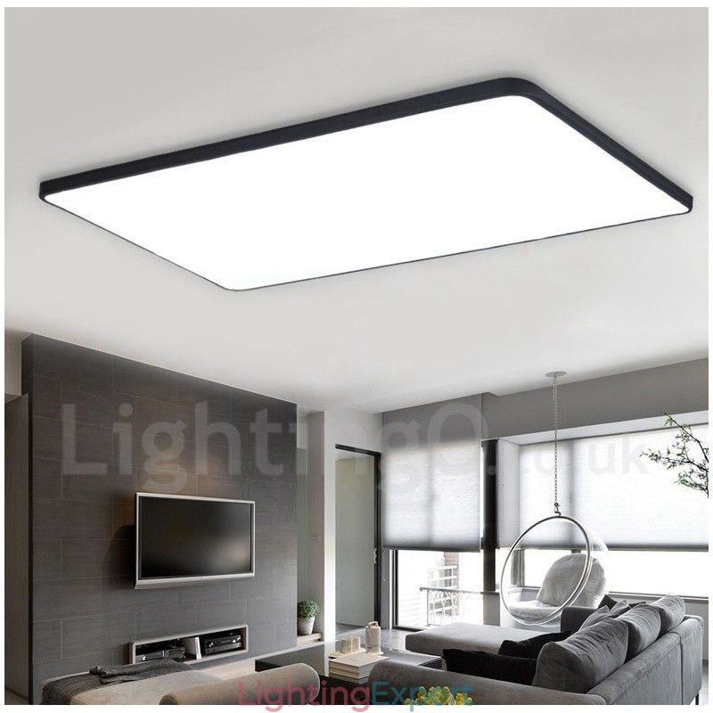 Dimmable Modern Contemporary Nordic Style Flush Mount Ceiling Lights with Acrylic Shade with Remote Control