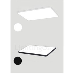 Dimmable Modern Contemporary Nordic Style Flush Mount Ceiling Lights with Acrylic Shade with Remote Control