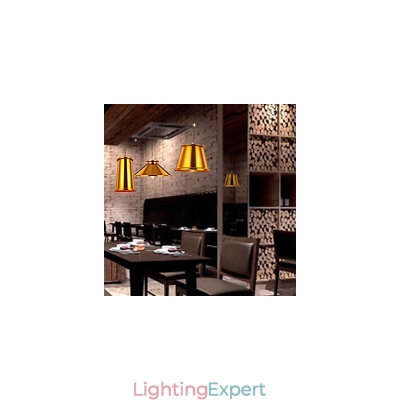 Chandelier Mini Style Modern Contemporary Metal 3 Light Pendant Light