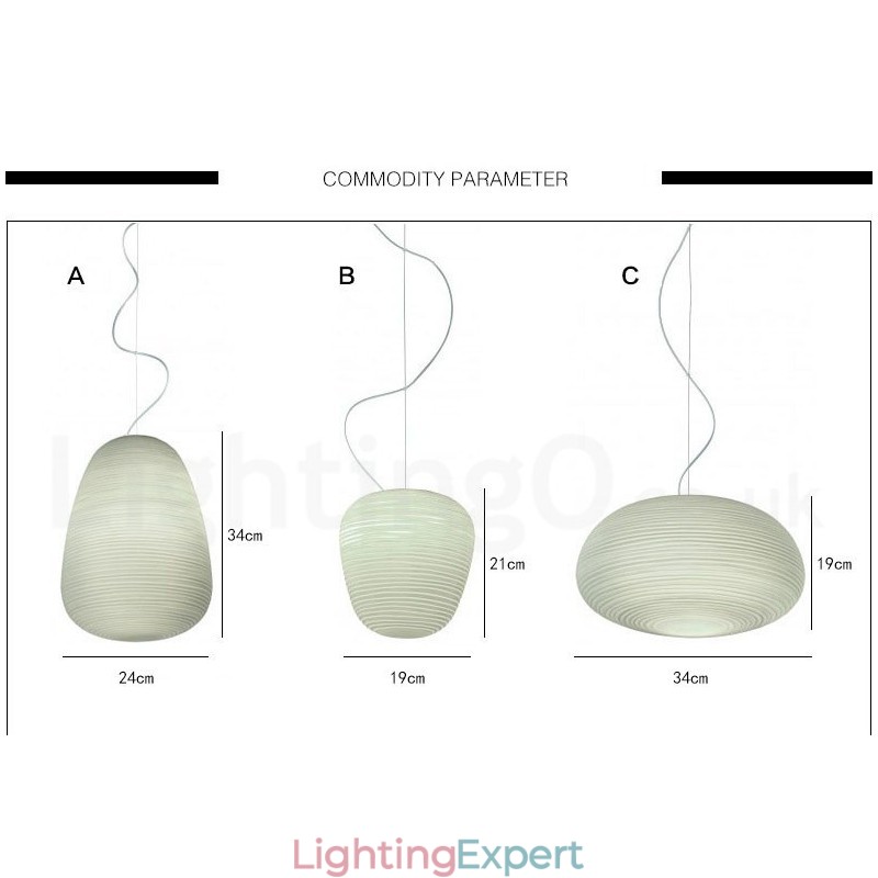 1 Light Modern Contemporary Pendant Light Ceiling Lamp with Glass Shade