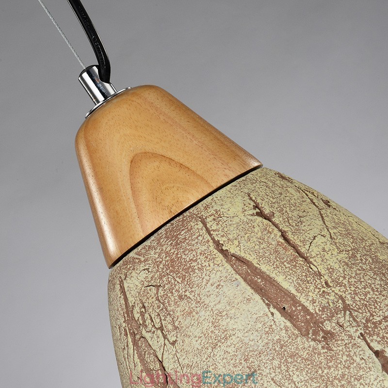 1 Light Cement Modern Contemporary Pendant Light Ceiling Lamp