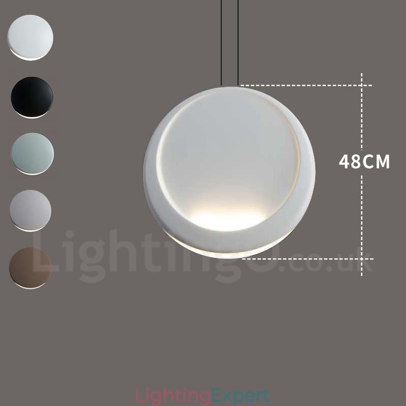 1 Light Cement Modern Contemporary Pendant Light Ceiling Lamp