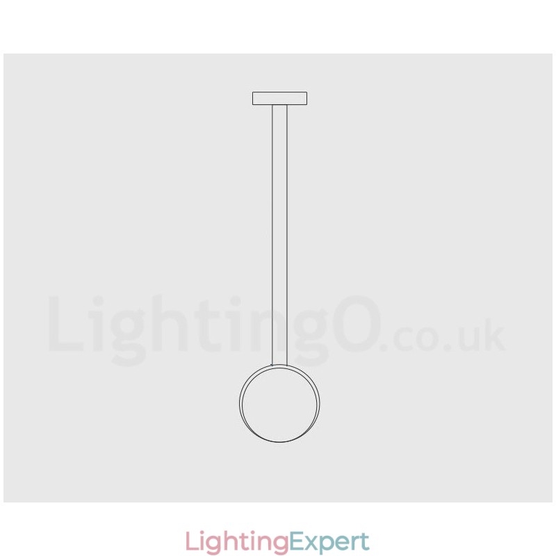 1 Light Cement Modern Contemporary Pendant Light Ceiling Lamp