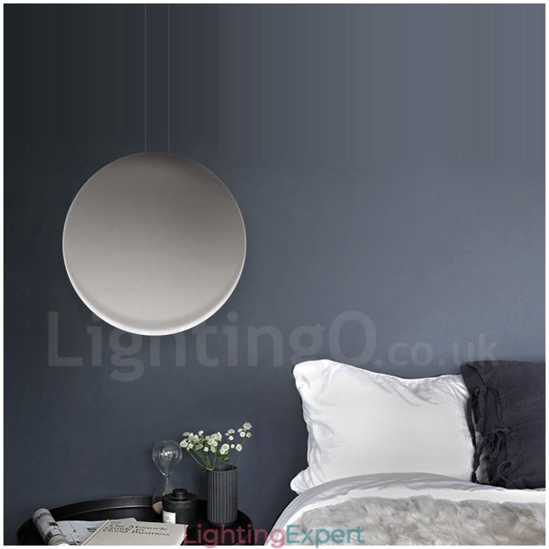 1 Light Cement Modern Contemporary Pendant Light Ceiling Lamp