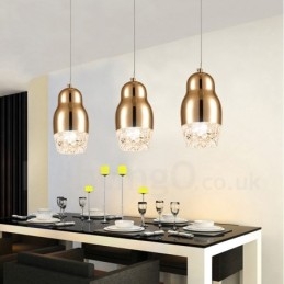 Modern Contemporary 1 Light Aluminum Alloy Pendant Light with Acrylic Shade