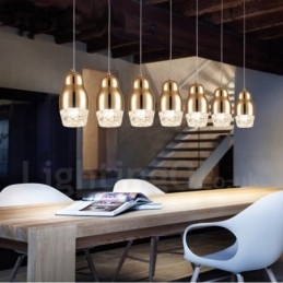 Modern Contemporary 1 Light Aluminum Alloy Pendant Light with Acrylic Shade