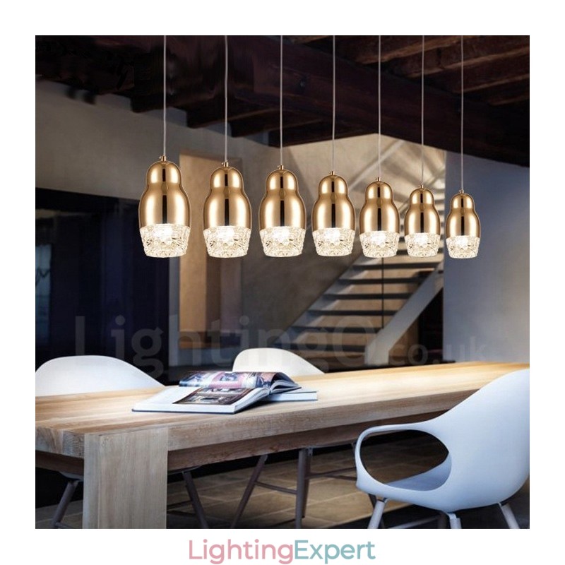 Modern Contemporary 1 Light Aluminum Alloy Pendant Light with Acrylic Shade