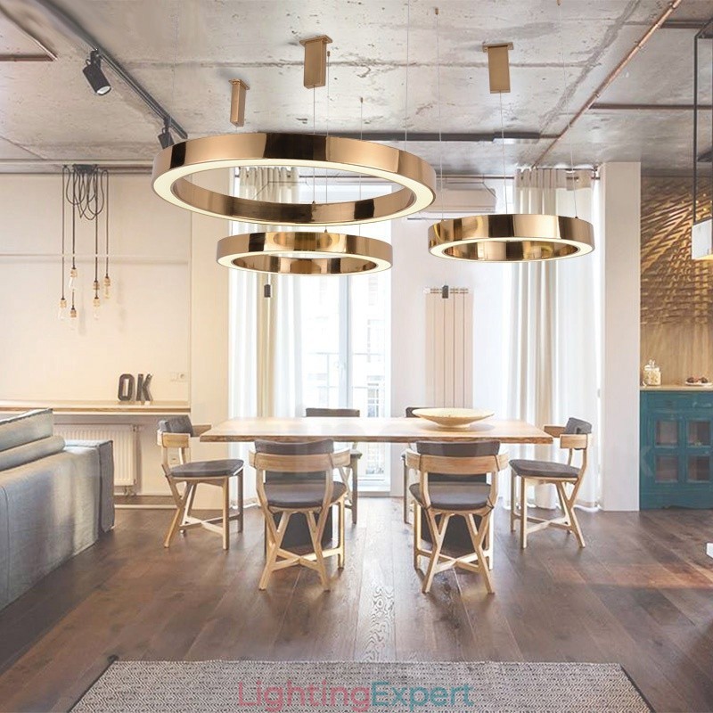 Modern Contemporary 1 Light Steel Pendant Light with Acrylic Shade