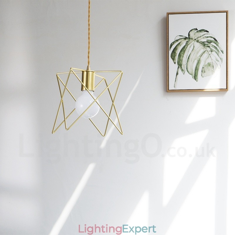 Modern Contemporary 1 Light Steel Pendant Light with Shade