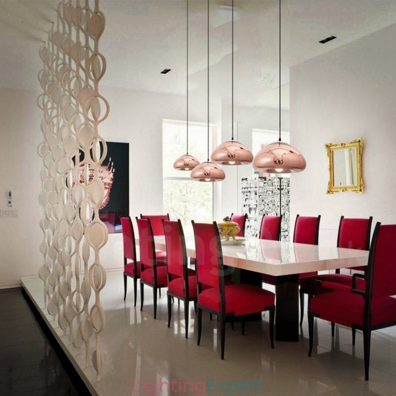 Modern Contemporary 1 Light Glass Pendant Light with Glass Shade
