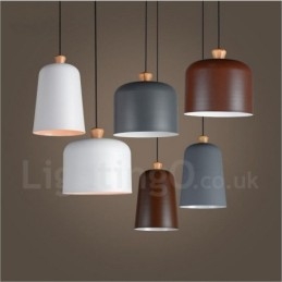Modern Contemporary 1 Light Aluminum Alloy Pendant Light with Aluminum Alloy Shade