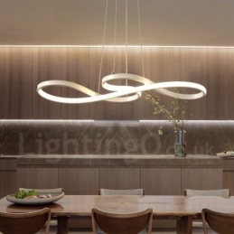 Modern Contemporary Light Aluminum Alloy Pendant Light with Acrylic Shade