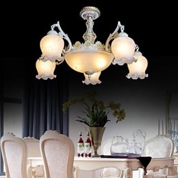 Chandelier Traditional Classic Vintage Retro Metal