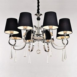 Traditional Classic Nickel Metal Chandelier