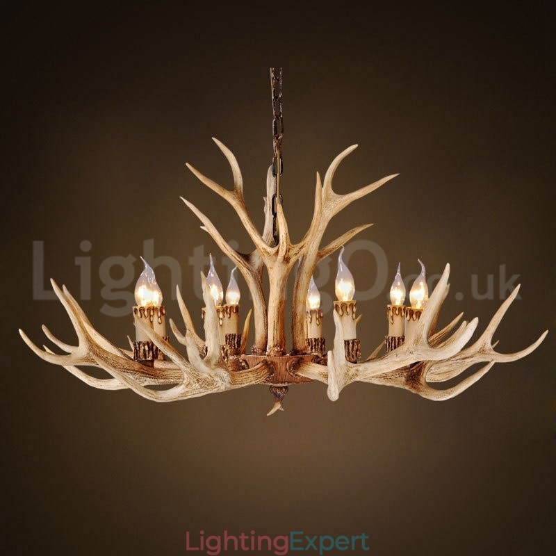 8 Light Country Rustic Nordic Modern Contemporary Chandelier
