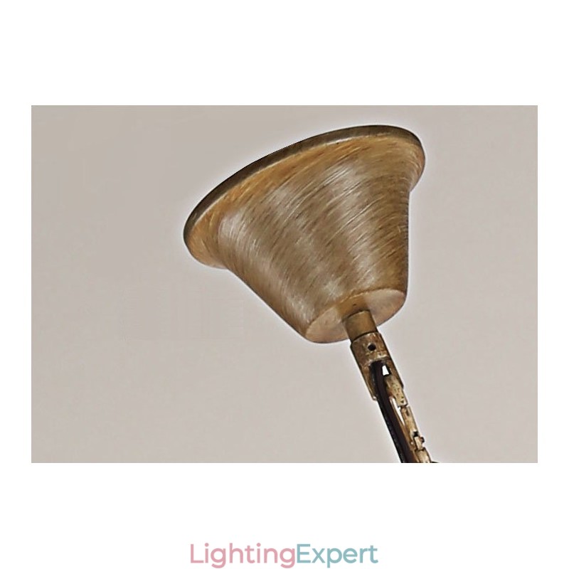 6 Light Vintage Retro Chandelier