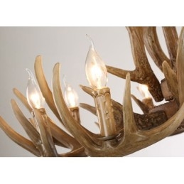6 Light Vintage Retro Chandelier